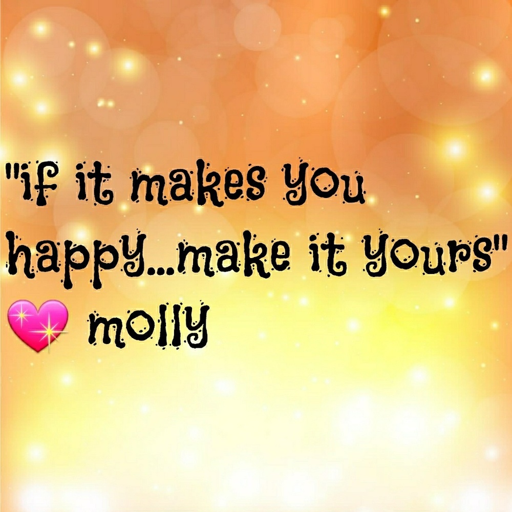 "if it makes you happy...